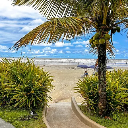 Otimo Flat A Beira Mar Na Praia De Guaratuba Sp Bertioga Exterior foto